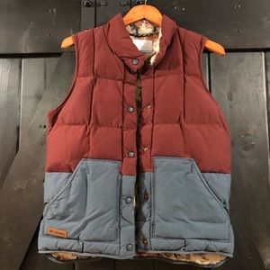 Columbia Down Vest Colorblock